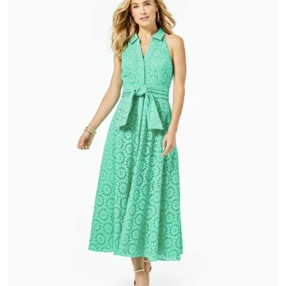 Lilly Pulitzer Dresses & Skirts - LILLY PULITZER Chrisella Midi Shirtdress